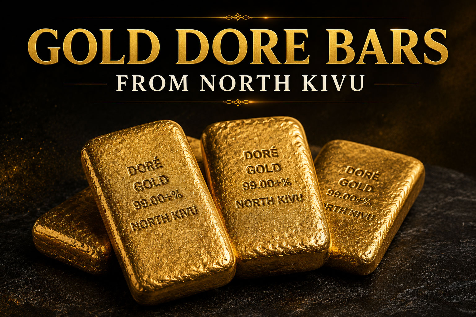 Gold Dore Bars from North Kivu